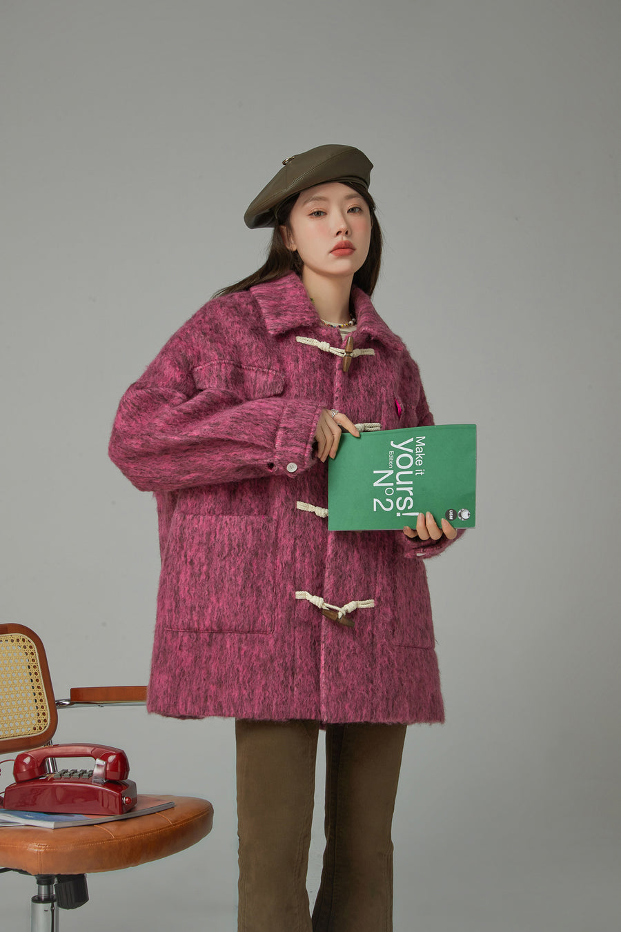 CHUU Young And Free Duffel Coat