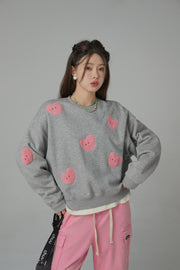 In The Crowd Heart Sweatshirt