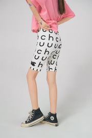 Chuu Logo Bermuda Legging Shorts