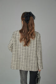 Princess Treatment Check Double Tweed Jacket