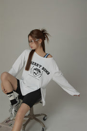 Cherry Bomb Split Loose Fit T-Shirt