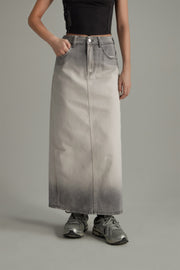 Star Split Long Skirt