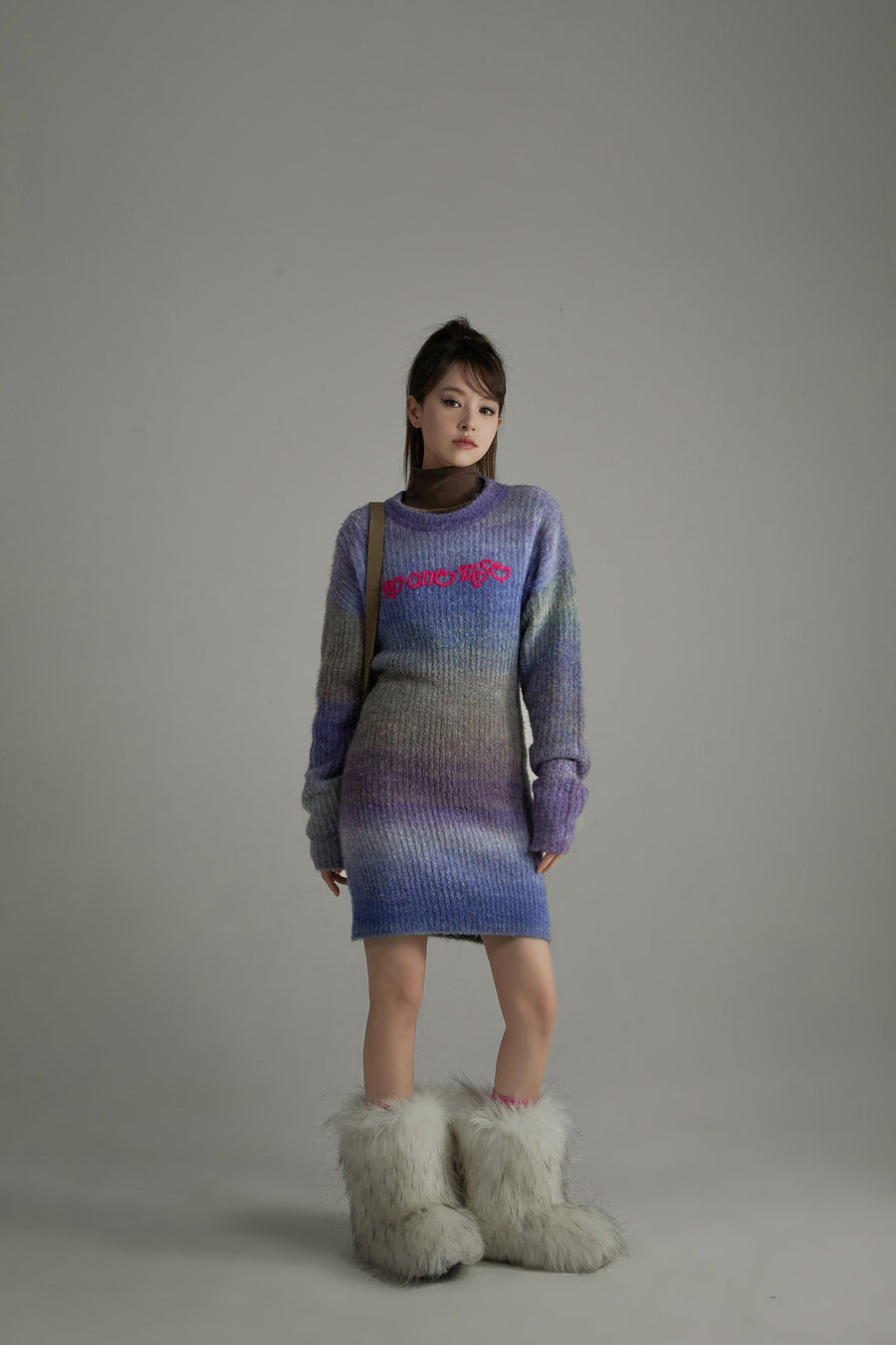 CHUU Gradient Knit Dress