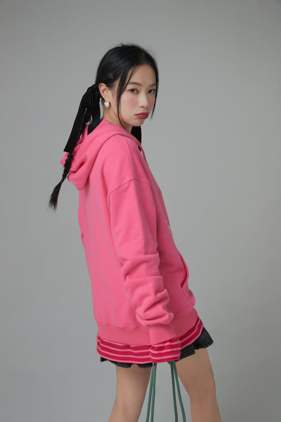 CHUU Cherry Loose Fit Hoodie