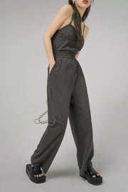 Corset Top Jogger Jumpsuit