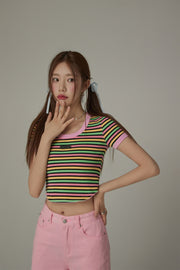 Color Stripe T-Shirt