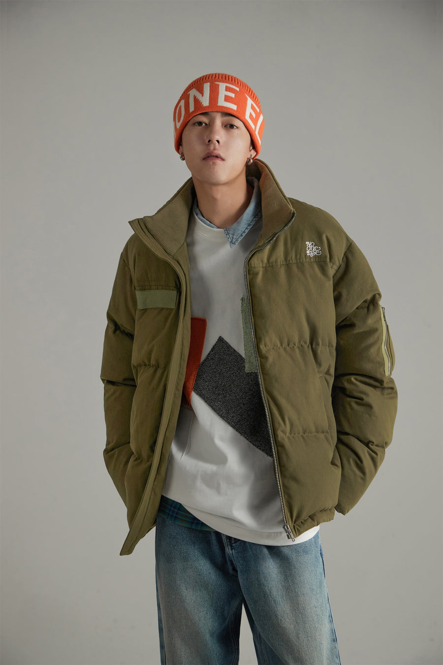 CHUU No Number Duck Down Puffer Coat