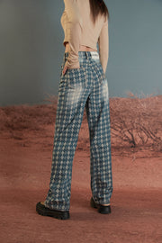 Gradient Argyle Jeans