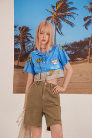 Palm Tree Crop Shirt