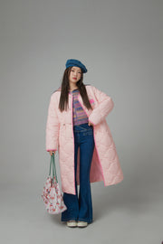 Cute Quilted Long Coat