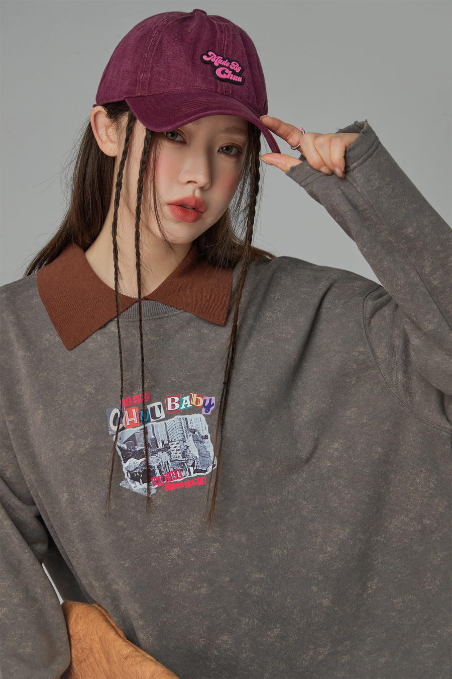 CHUU Collage Chuu Baby Sweatshirt