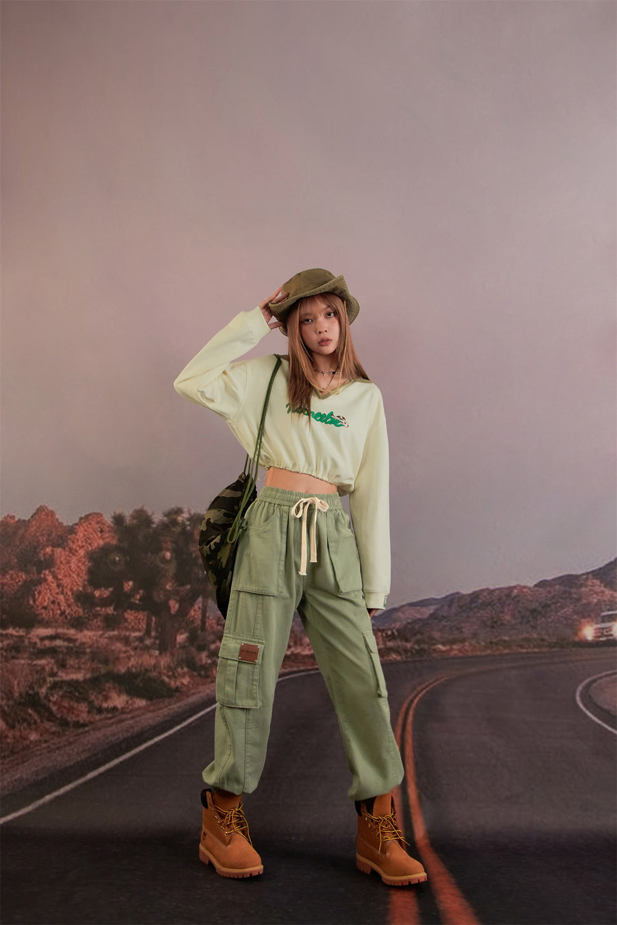 CHUU High Waist Jogger Casual Pants