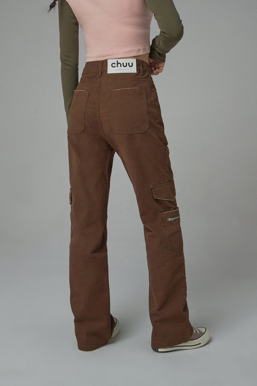 CHUU A Moment Cargo Cotton Pants