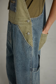 Vintage Oversize Denim Overalls