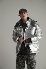 Space Hood Overfit Padding Jacket