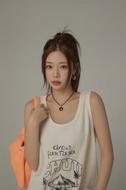 Colored Circus Fasntasia Sleeveless T-Shirt