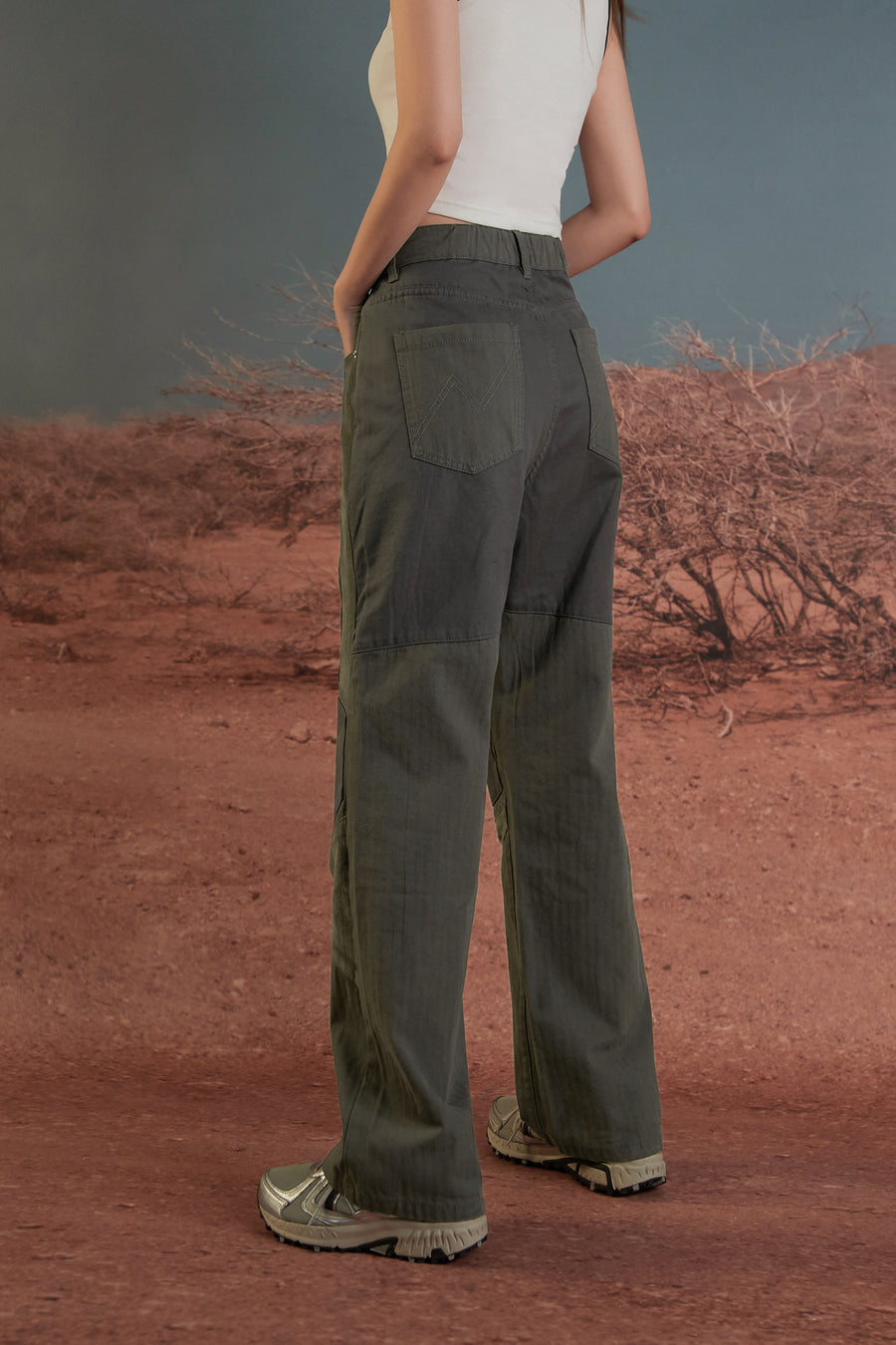 CHUU Wide Vintage Pants