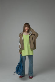 Size Doesnt Matter Straps Loose Fit Sleeveless Top