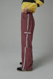 Chuu Lettering Two Way Leg Wide Cargo Pants