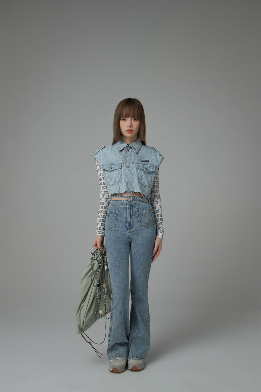 CHUU Loose Fit Denim Vest