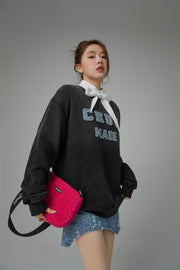 Chuu Made Washed Loose Fit Sweatshirt