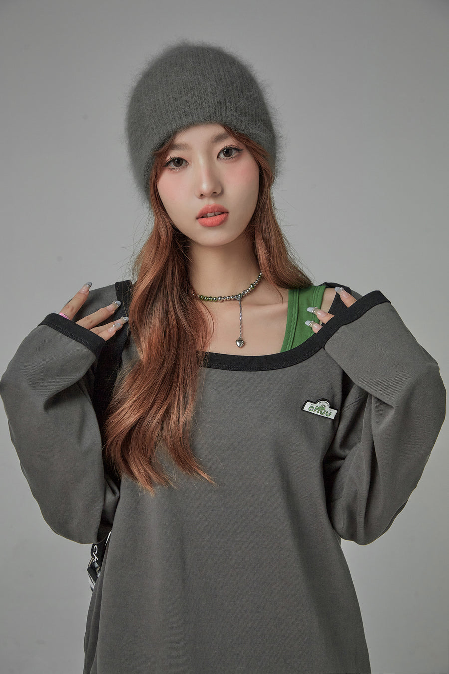 CHUU Chill Square Neck Loose Fit T-Shirt