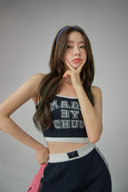 Made By Chuu Crop Knit Tank Top