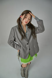 Keeping Secrets Open Back Suit Jacket