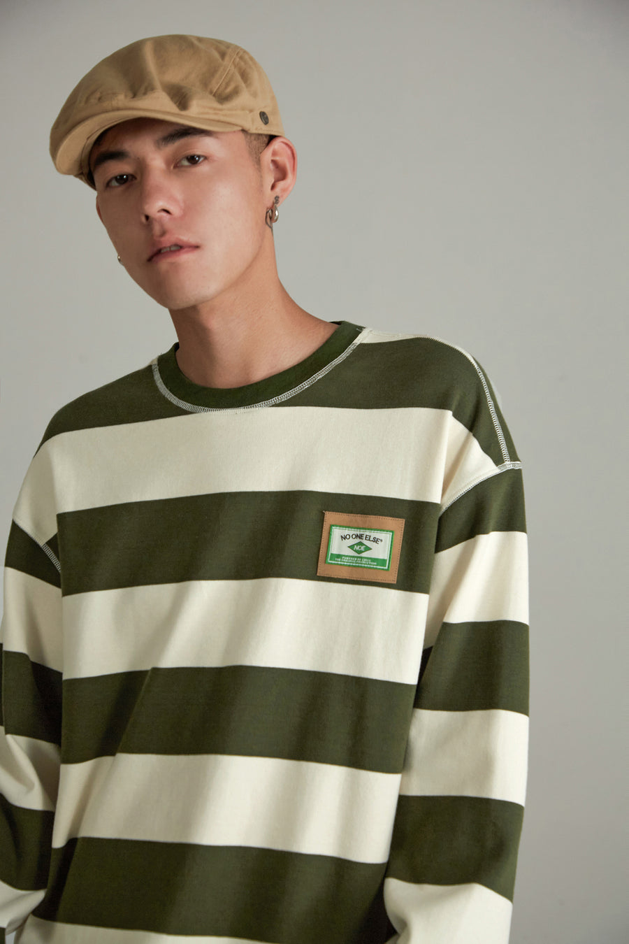 CHUU Striped Long Sleeve T-Shirt