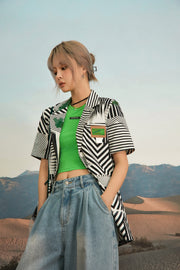 My Curiosity Is Piqued Stripes Shirt