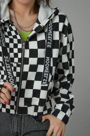 For Sure You Got This Checkered Jacket