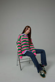 Shine Your Light Stripe Knit Sweater