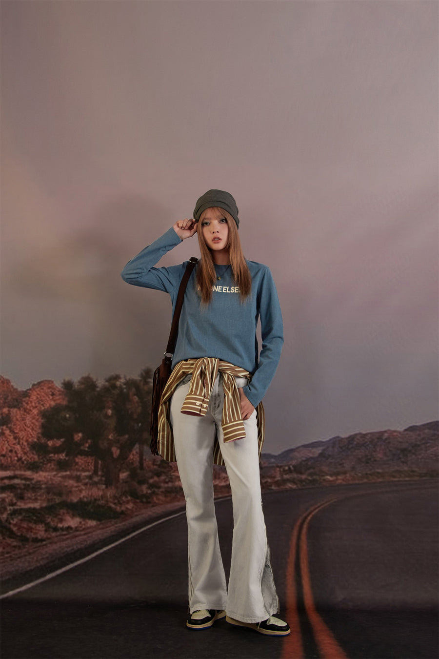 CHUU Basic Vintage Long-Sleeved Top