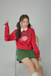 Chuu Girl Lovely Heart Sweatshirt