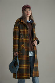 Vintage Check Loose Coat