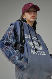 Size Doesnt Matter Cotton Sleeveless Hoodie