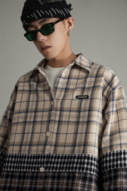 Flannel Check Oversized Shirt