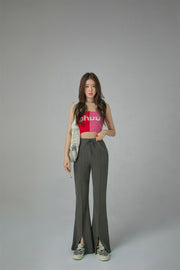 Bicolor Chuu Logo Tube Top