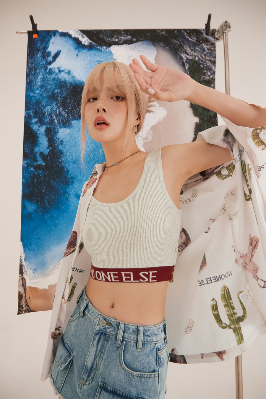 CHUU Knitwear Crop Bra Top