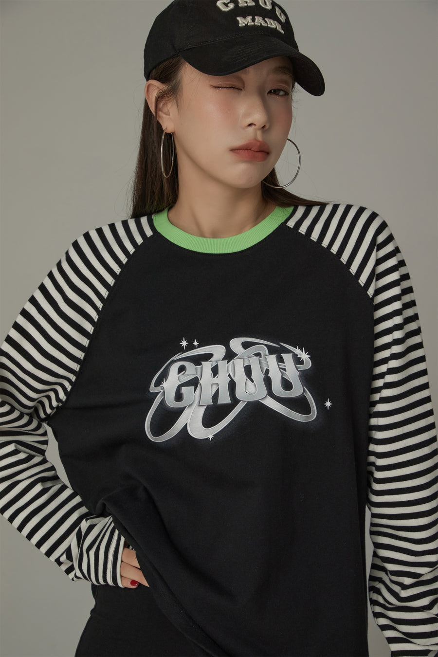 CHUU Contrast Raglan T-Shirt