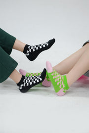 Checkerboard Fake Socks