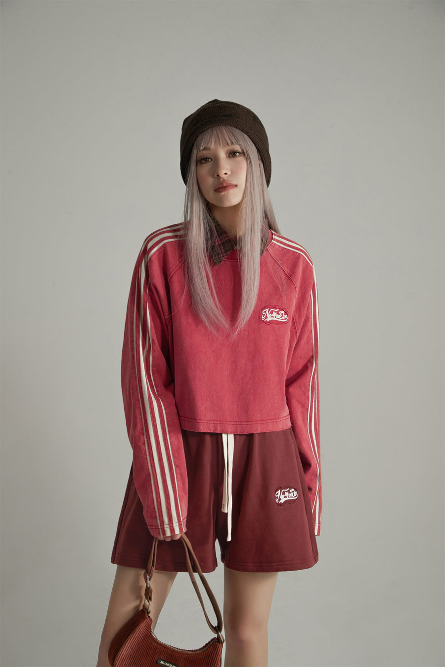 CHUU Raglan Cropped T-Shirt