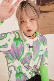 Outerspace Print Loosefit T-Shirt