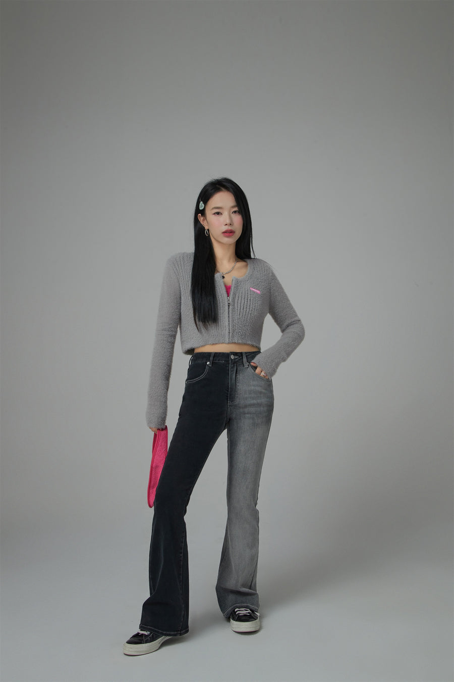 CHUU Serendipity Slim Cropped Cardigan