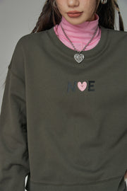 It Is Raining Hearts Sweatshirt