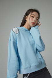 Cutout Shoulder Hoodie