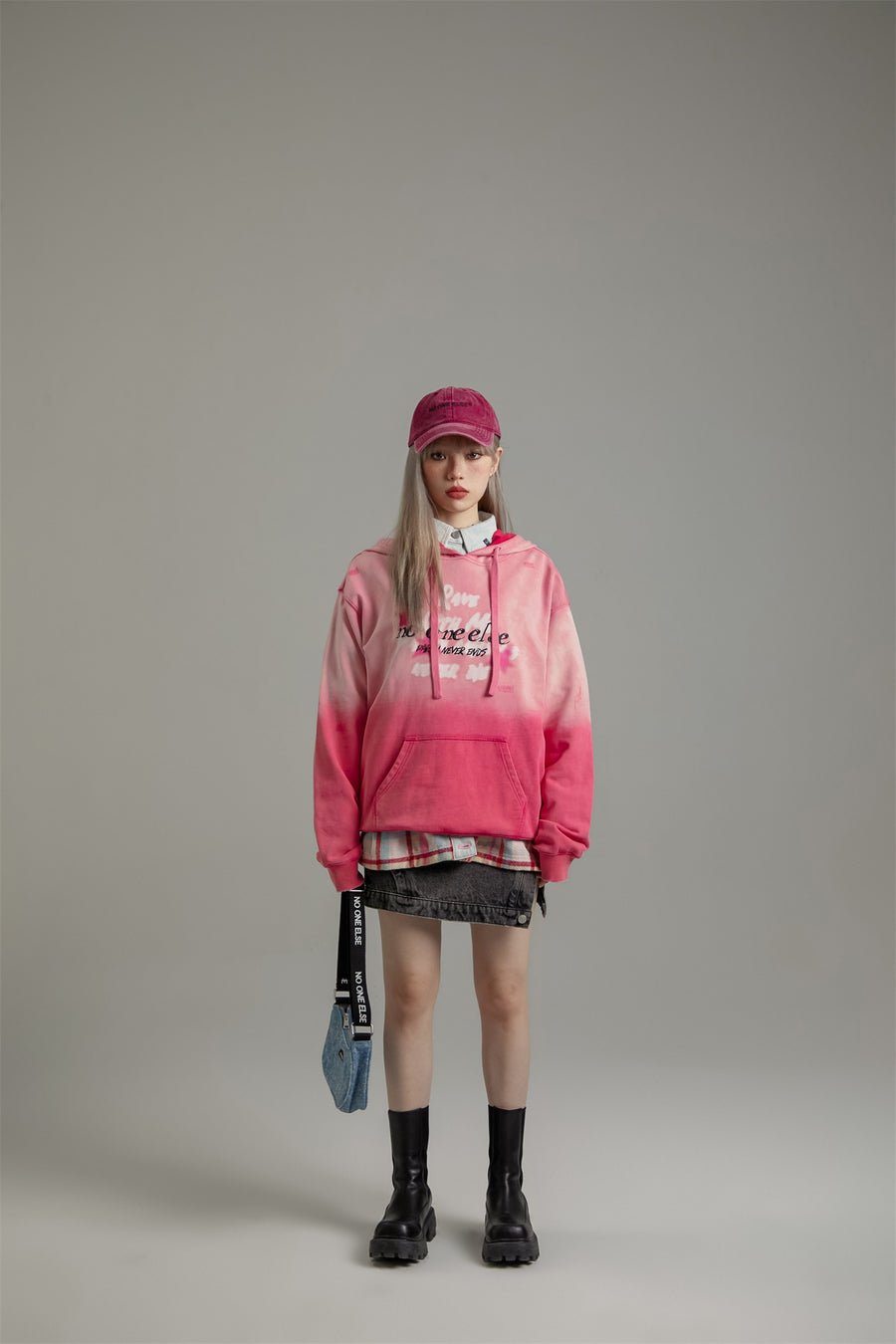 CHUU Gradient Loose Fit Hoodie