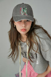 Loosing Threads Embroidered Ball Cap Hat