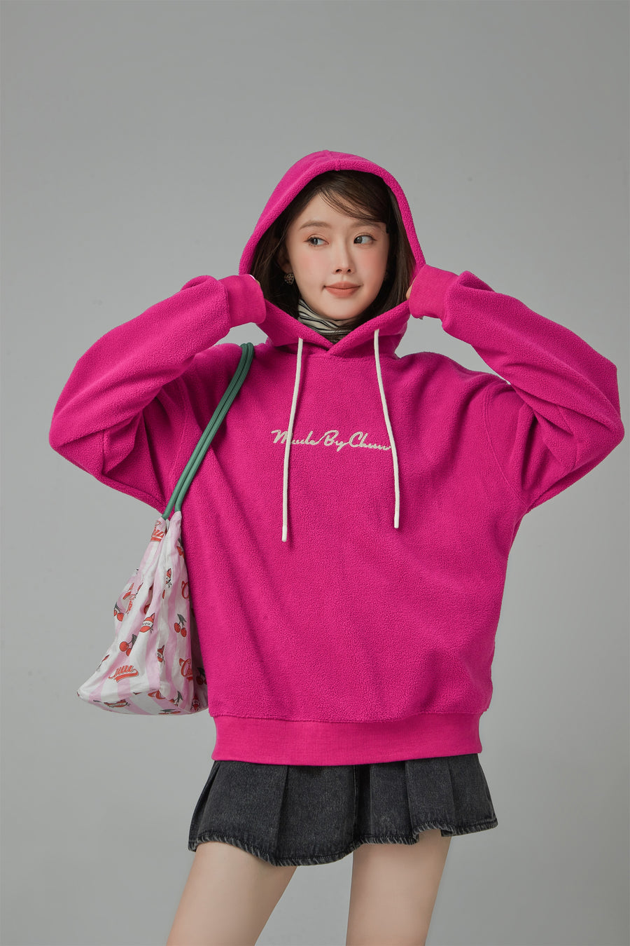 CHUU Candy Coated Fleece Hoodie