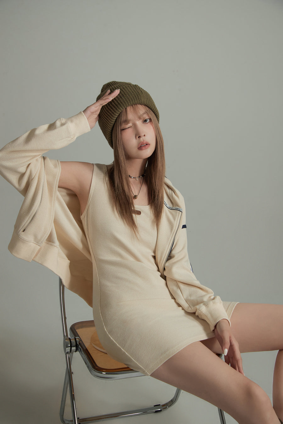 CHUU Essential Sleeveless Mini Dress